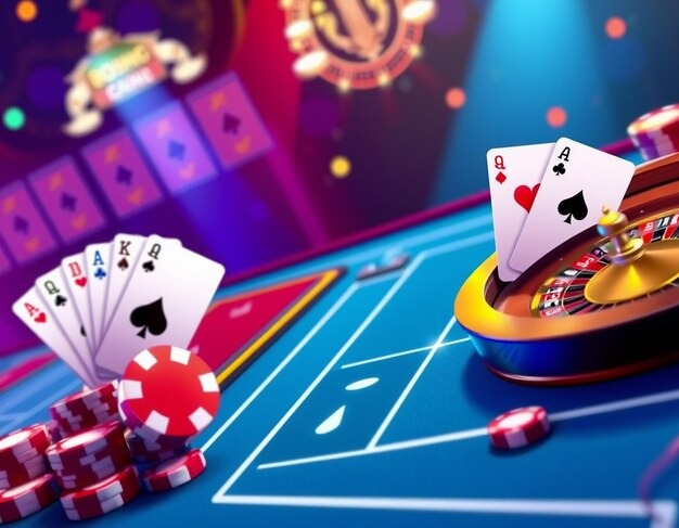 Community cards stage Community cards revealed in Casino Hold'em hand